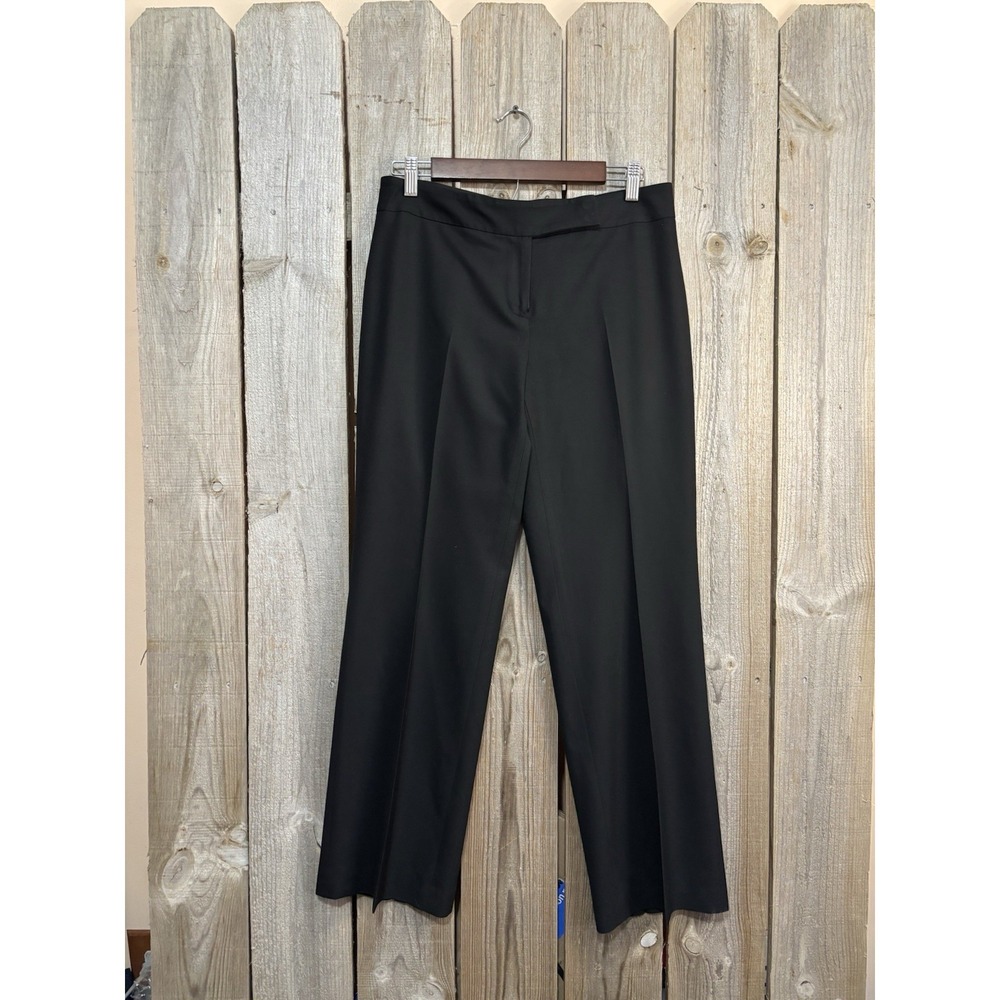 LOFT Julie Fit Petite 4 Black Dress‎ Pants Straight Leg